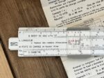 Graphoplex Gaz de France pocket slide rule 1970 France - Image 4