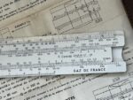 Graphoplex Gaz de France pocket slide rule 1970 France - Image 5