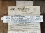Graphoplex Gaz de France pocket slide rule 1970 France - Image 6