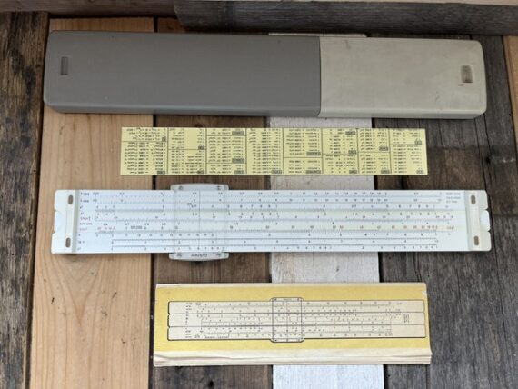 Aristo 0958 Geodät Land Surveyor 400g slide rule set 1965 Germany