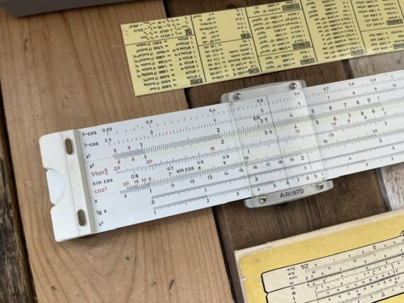 Aristo 0958 Geodät Land Surveyor 400g slide rule set 1965 Germany - Image 3