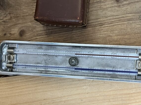Gherzi Psychrometer humidity slide rule textile 1950 Switzerland - Image 8