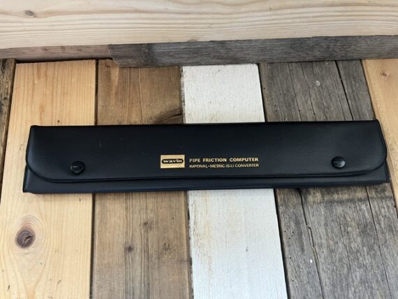 Blundell Wavin P3259 pipe friction slide rule 1969 England - Image 2