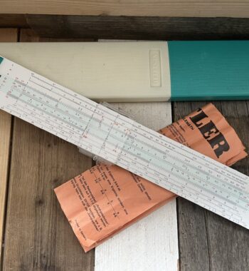 Nestler Elemath log log duplex slide rule manual 1970 Germany