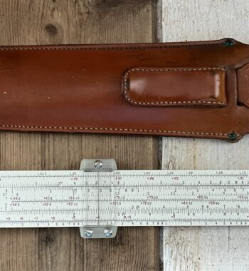 Pickett N600-T Log Log slide rule pull out sleeve 1960 USA