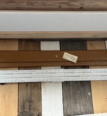 Logarex 4542-27501 58cm 23" slide rule case 1960 Czechoslovakia