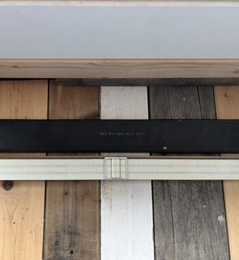 Reiss Wichmann 53cm 21" Rietz magnifier cursor slide rule 1940 Germany