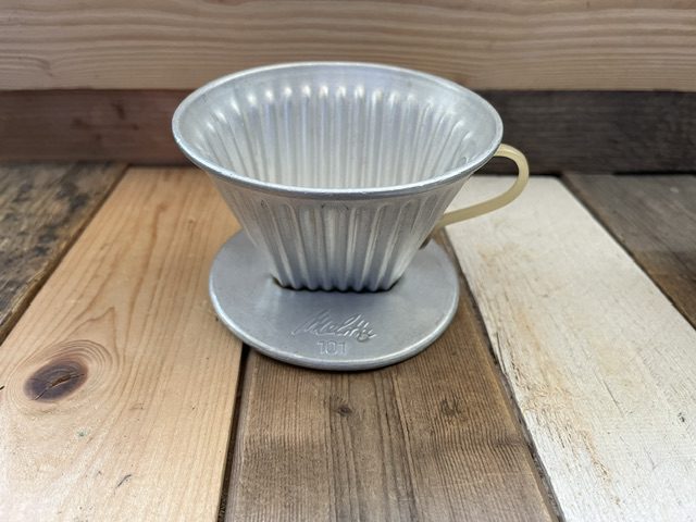 Melitta 101 drip style aluminum bakelite coffee filter holder 1950 Germany