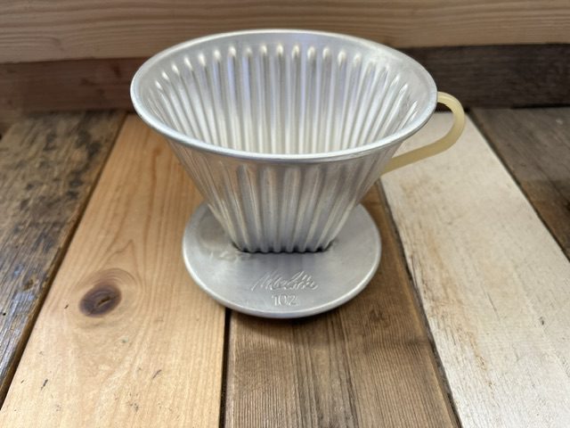 Melitta 102 drip style aluminum bakelite coffee filter holder 1950 Germany