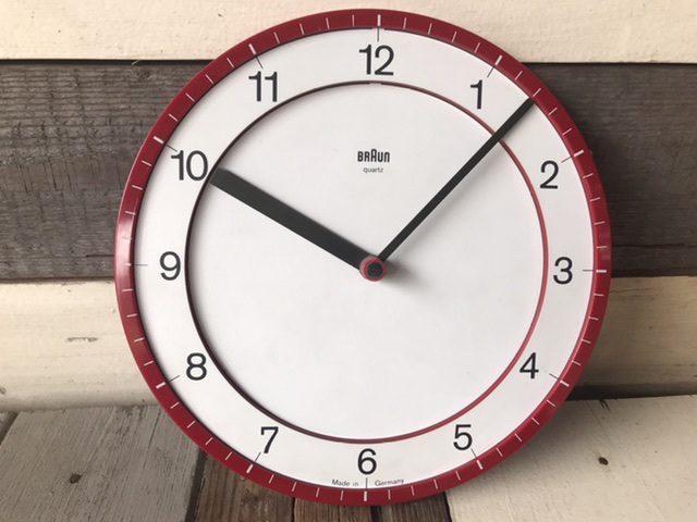 Braun ABK30 4861 design clock 1980 Germany - Vintage Man Stuff